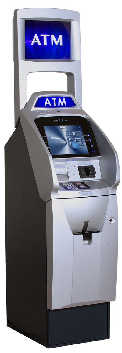 Older ATM cabinet used on a production